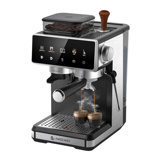 Coffee Machine AMZCHEF CE-CM5560-SV (silver)