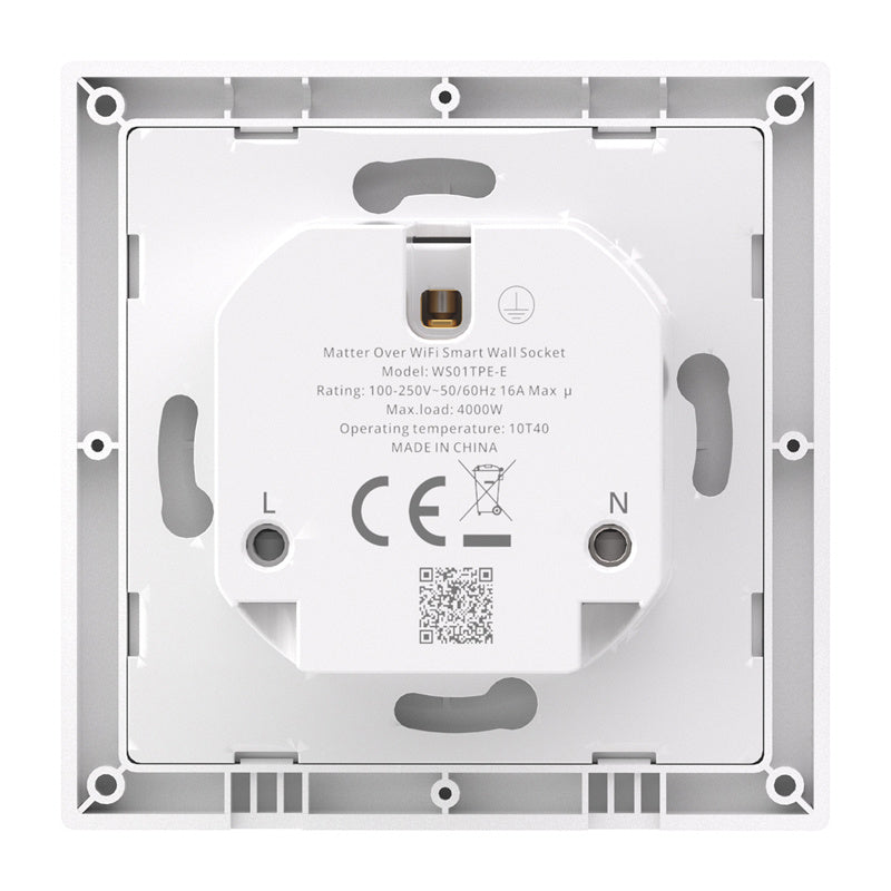 Smart wall socket Sonoff WS01TPE-E  WiFi (type E)