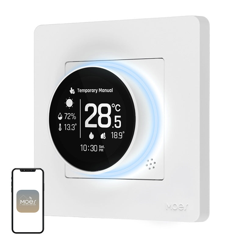 Smart Electric Floor Heating Thermostat MOES ZHT-SR-GB ZigBee