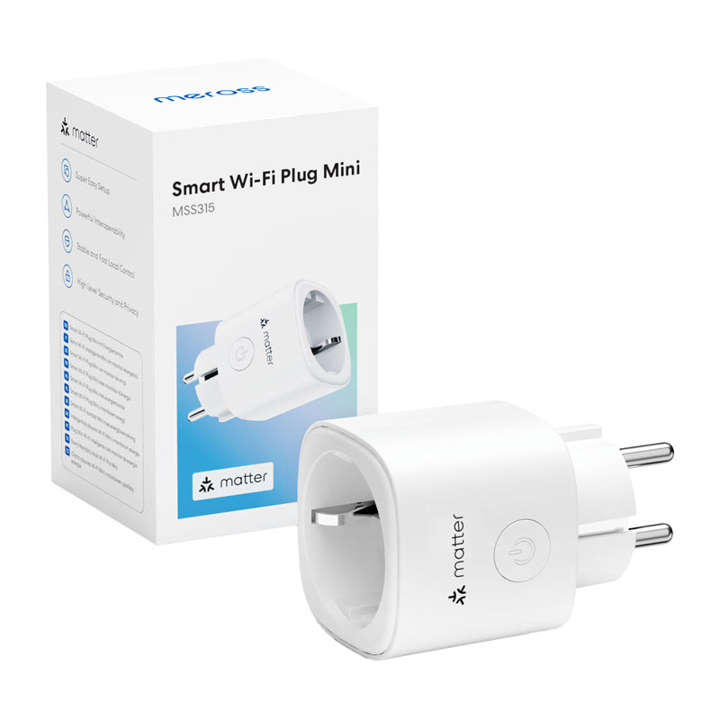 Smart plug MEROSS MSS315CFH-EU energy monitoring (Matter) (Set of 4 pcs)