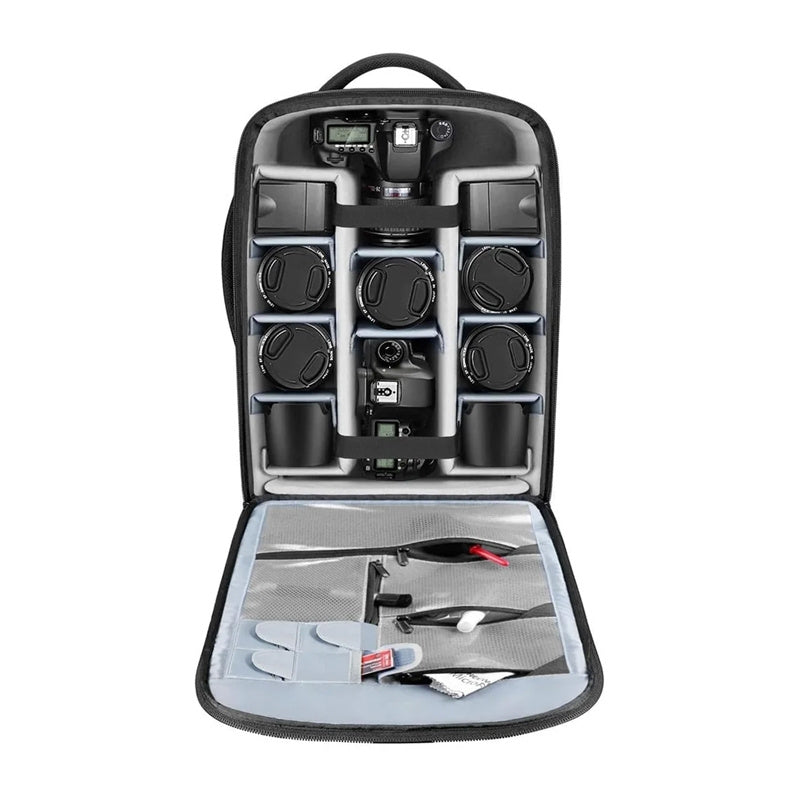Backpack with wheels and sections for a digital camera NEEWER NW3300-G