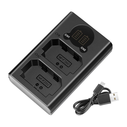 Dual charger for NP-FZ100 batteries NEEWER DL-FZ100