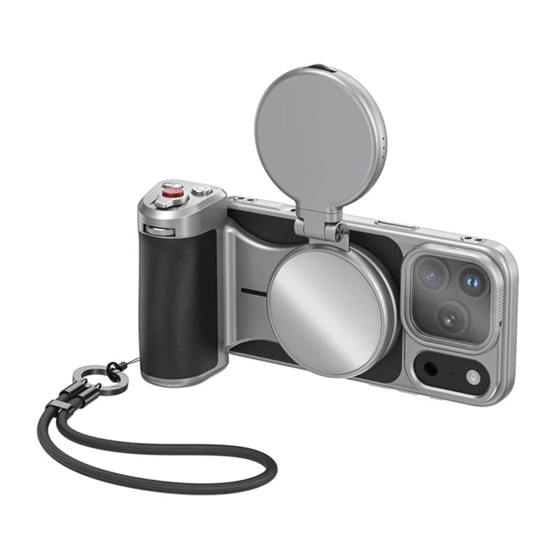 "Master Grip for iphone 17 pro max - All in One Kit Light and UV lens filter