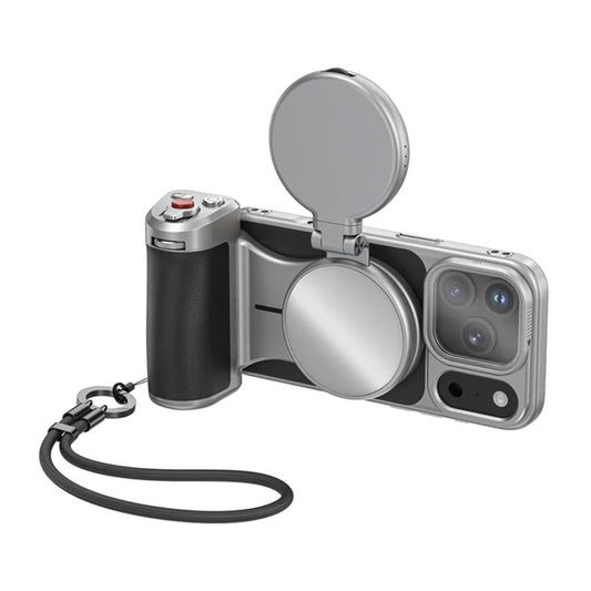 "Master Grip for iphone 17 pro max - All in One Kit Light and UV lens filter