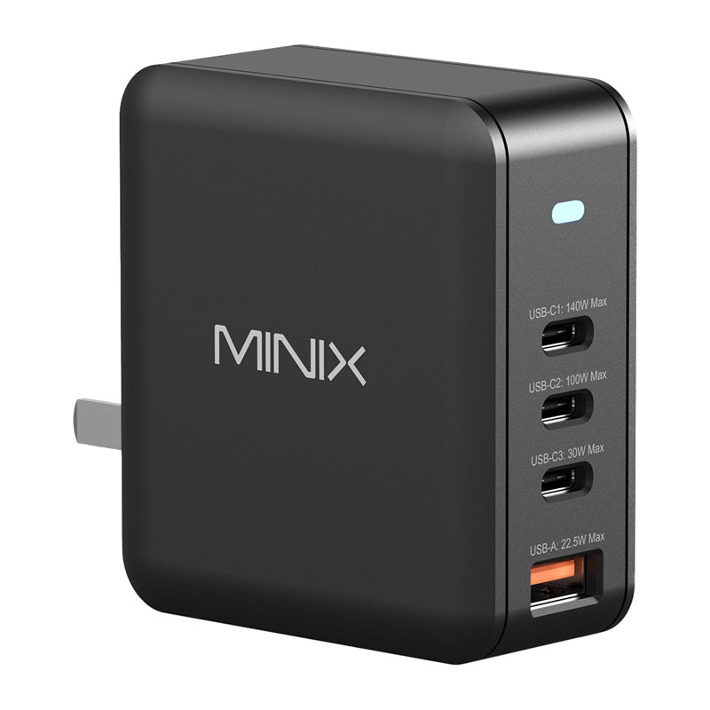 Minix P165 GaN Wall charger 3x USB-C USB-a