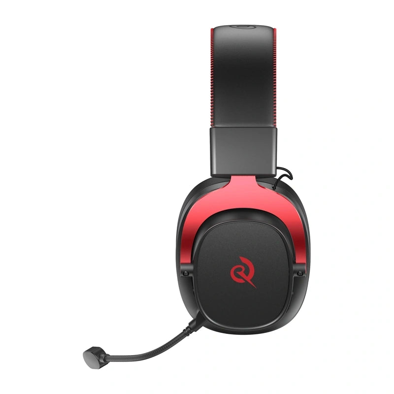 QCY Heroad VT200 Gaming Headphones (Black and Red)