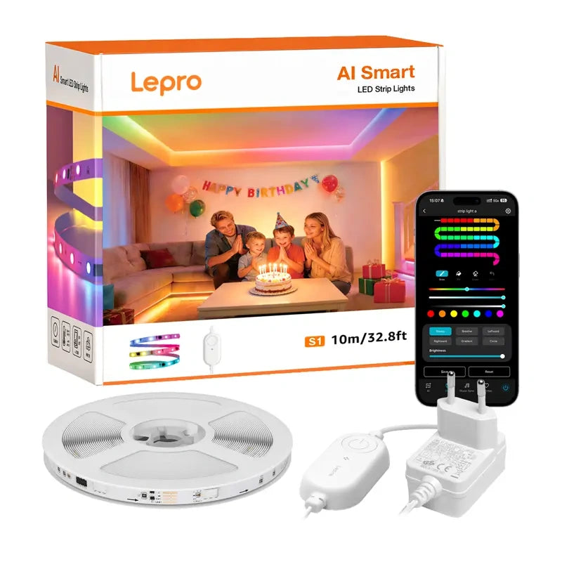 LED strip Lepro S1 10m Wi-Fi Bluetooth RGBIC