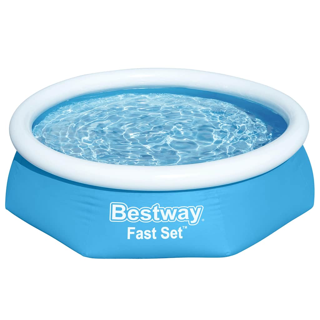 Bestway Πισίνα Φουσκωτή Στρογγυλή Fast Set Μπλε 244 x 61 εκ. 57265
