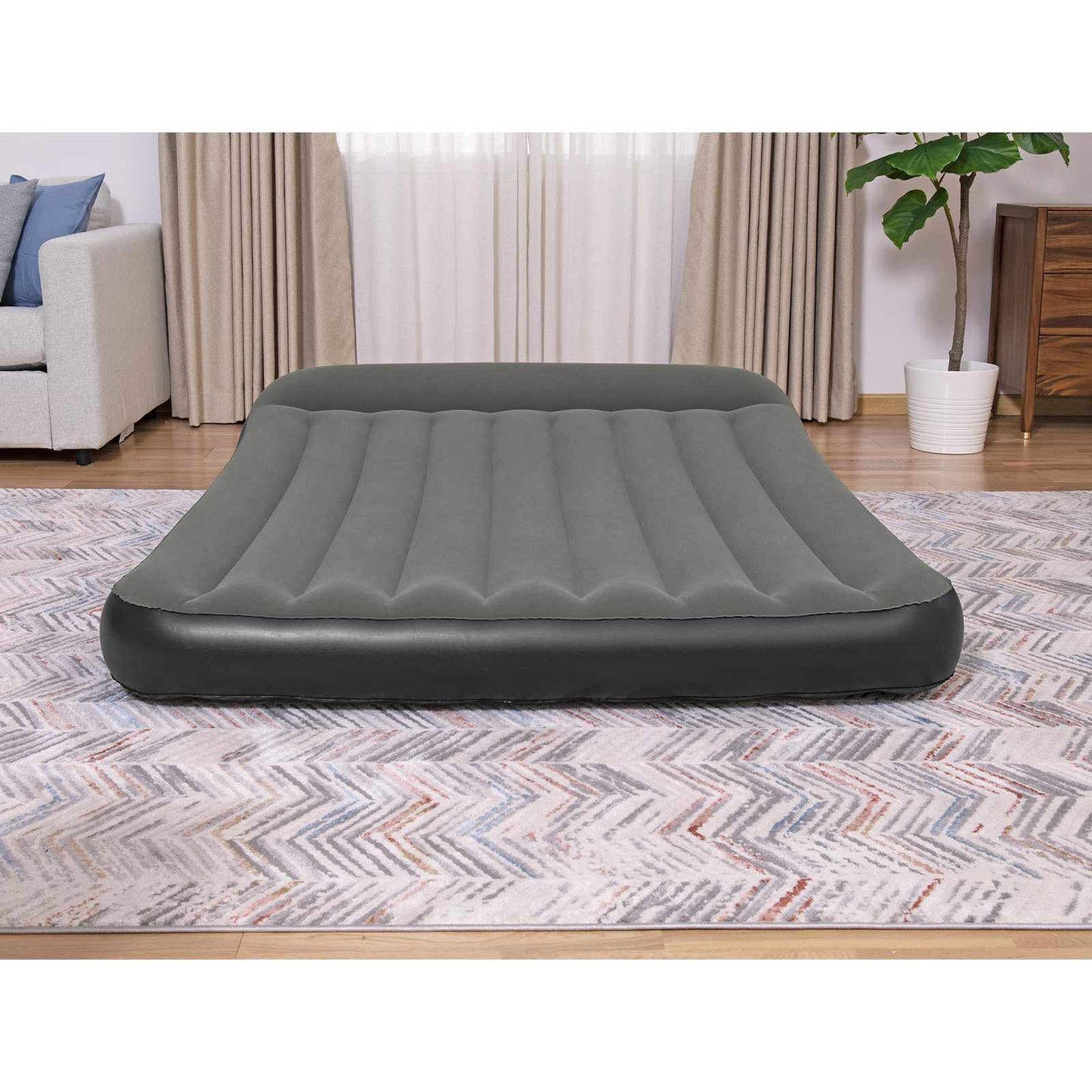 Bestway Αερομάτριτσα 2 άτομο 203 x 152 x 22 cm Μαύρο