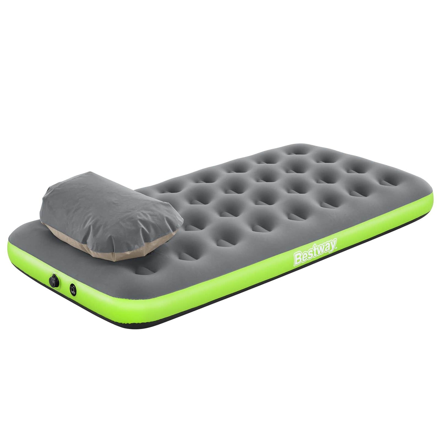 Bestway Αερομάτριτσα 1 ατόμων 188 x 99 x 22 cm Γκρι και Πράσινο
