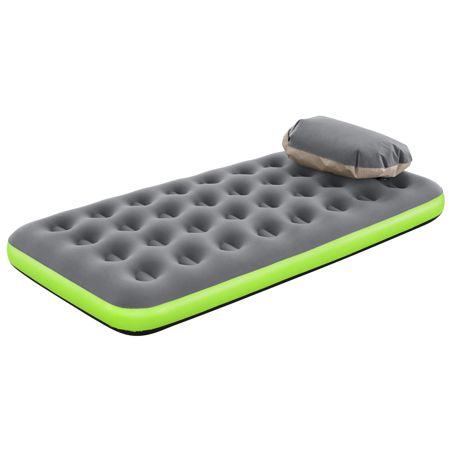 Bestway Αερομάτριτσα 1 ατόμων 188 x 99 x 22 cm Γκρι και Πράσινο