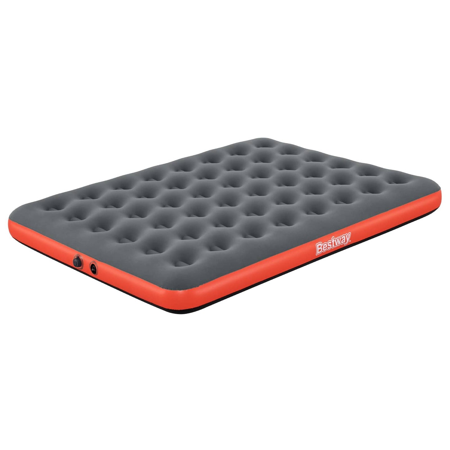 Bestway Αερομάτριτσα 2 ατόμων 203 x 152 x 22 cm Γκρι και Κόκκινο