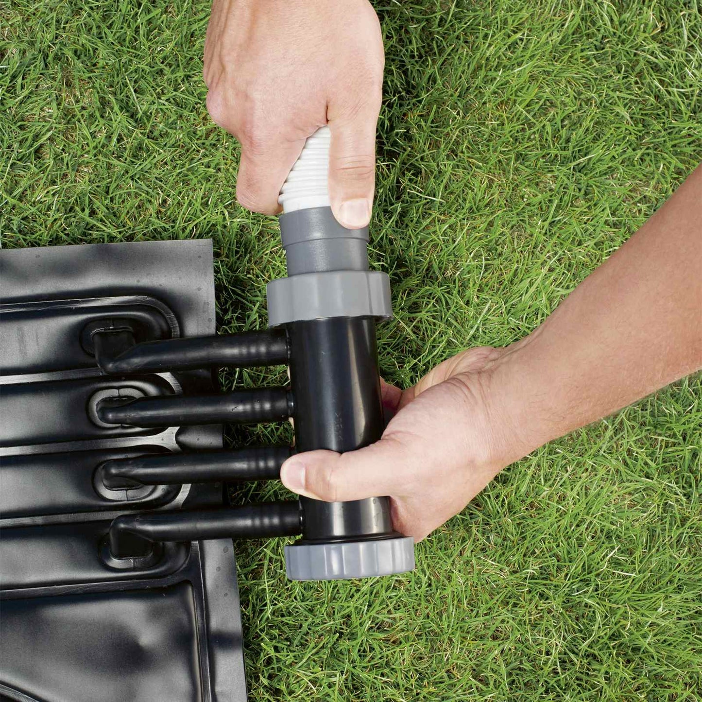 Bestway Ηλιακός Ματ Θέρμανσης Πισίνας Μαύρο 110 x 171 εκ PVC
