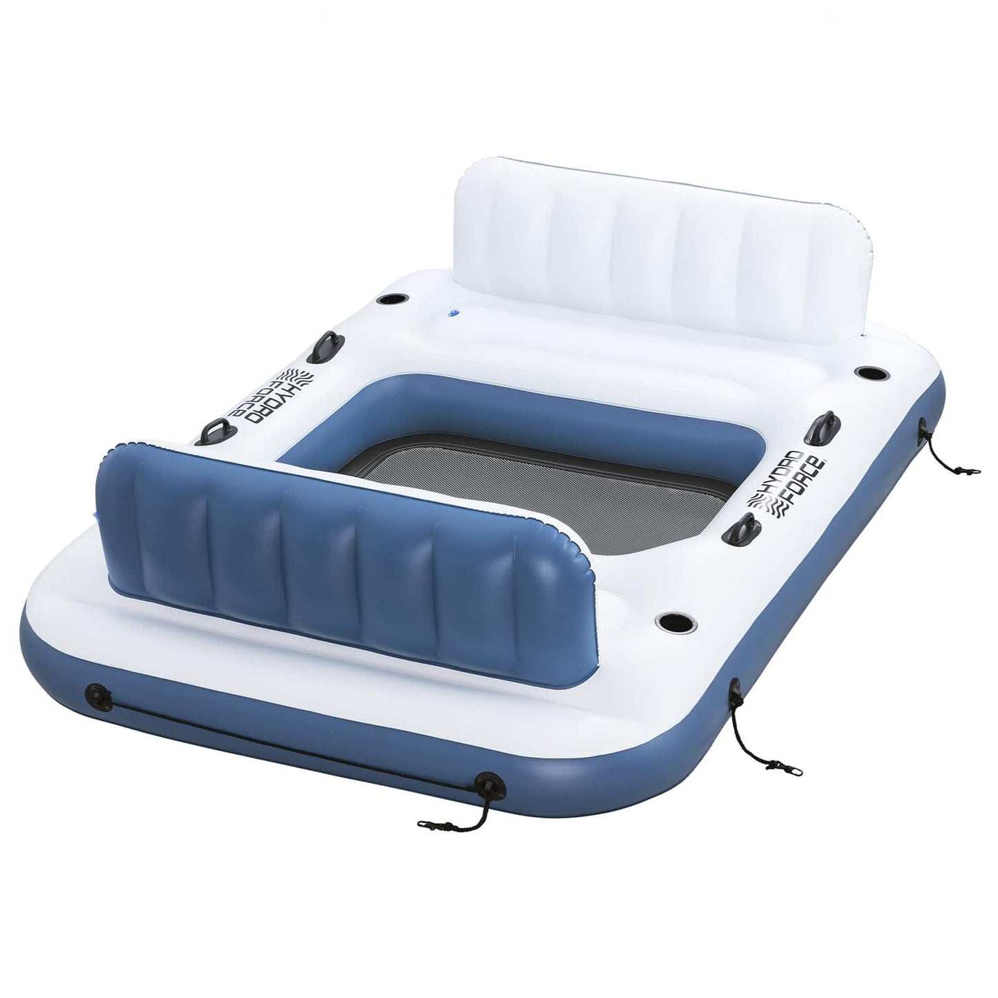 Bestway Πλωτό Νησί Hydro-Force 2 τμχ. 269 x 182 x 67 εκ Λευκό και Μπλε