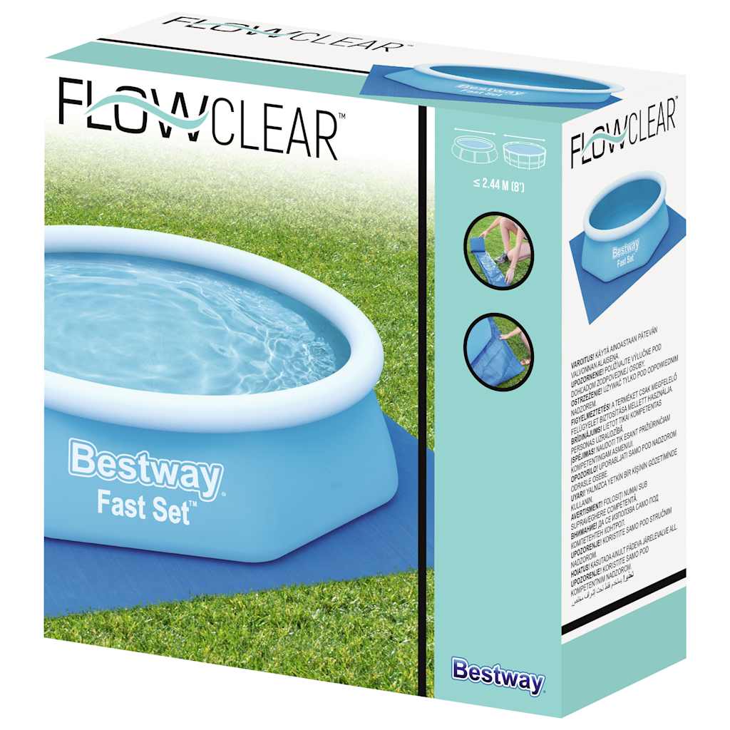 Bestway Υπόστρωμα Πισίνας Flowclear 274 x 274 εκ.