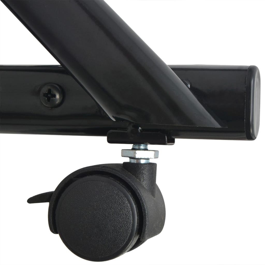 vidaXL Ραφιέρα Περιοδικών Μαύρη A4 40 x 32 x 131 εκ.