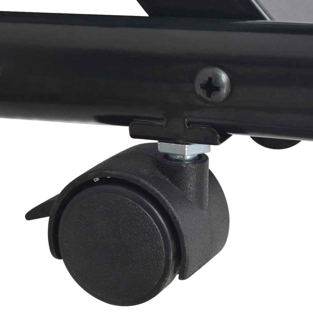 vidaXL Ραφιέρα Περιοδικών Ασπρόμαυρη Α4 47 x 40 x 134 εκ.