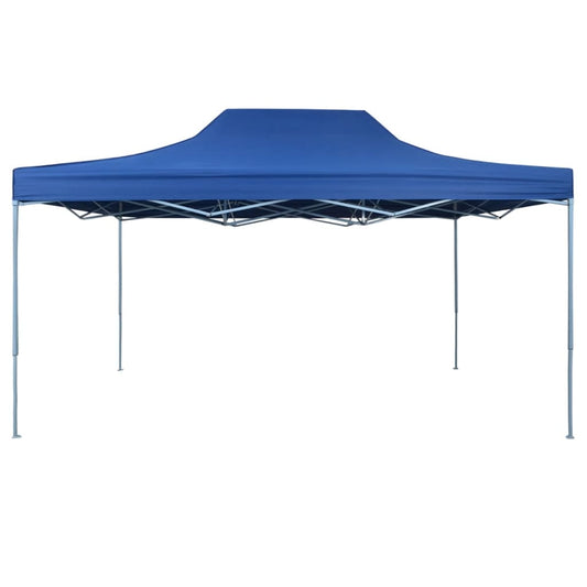 vidaXL Τέντα Εκδηλώσεων Πτυσσόμενη Pop-Up Μπλε 3 x 4,5 μ.