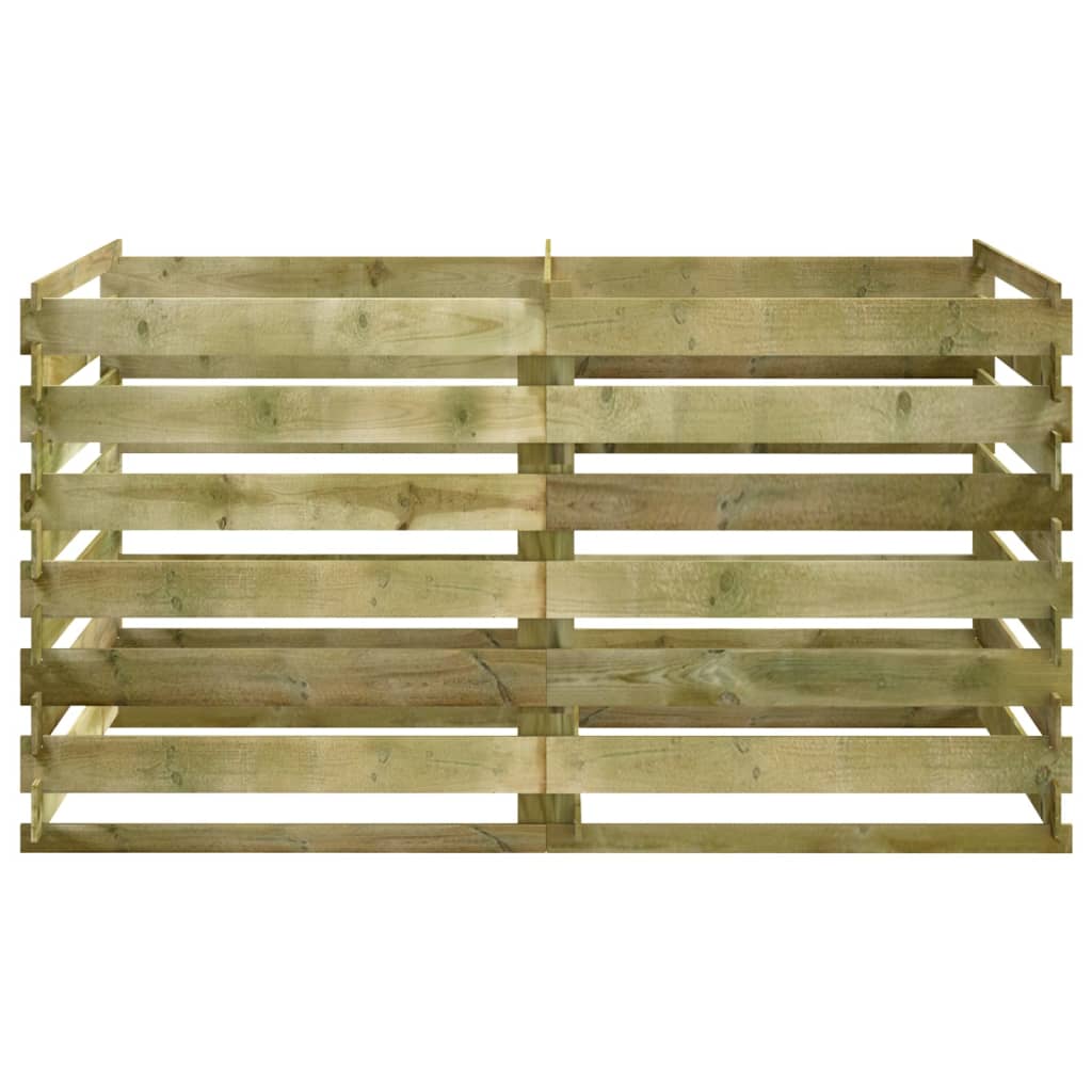 vidaXL Κάδος Κομποστοποίησης 180 x 90 x 90 εκ. Εμποτισμένο Ξύλο Πεύκου