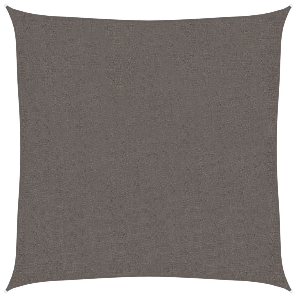 vidaXL Πανί Σκίασης Τετράγωνο Ανθρακί 2 x 2 μ. από HDPE