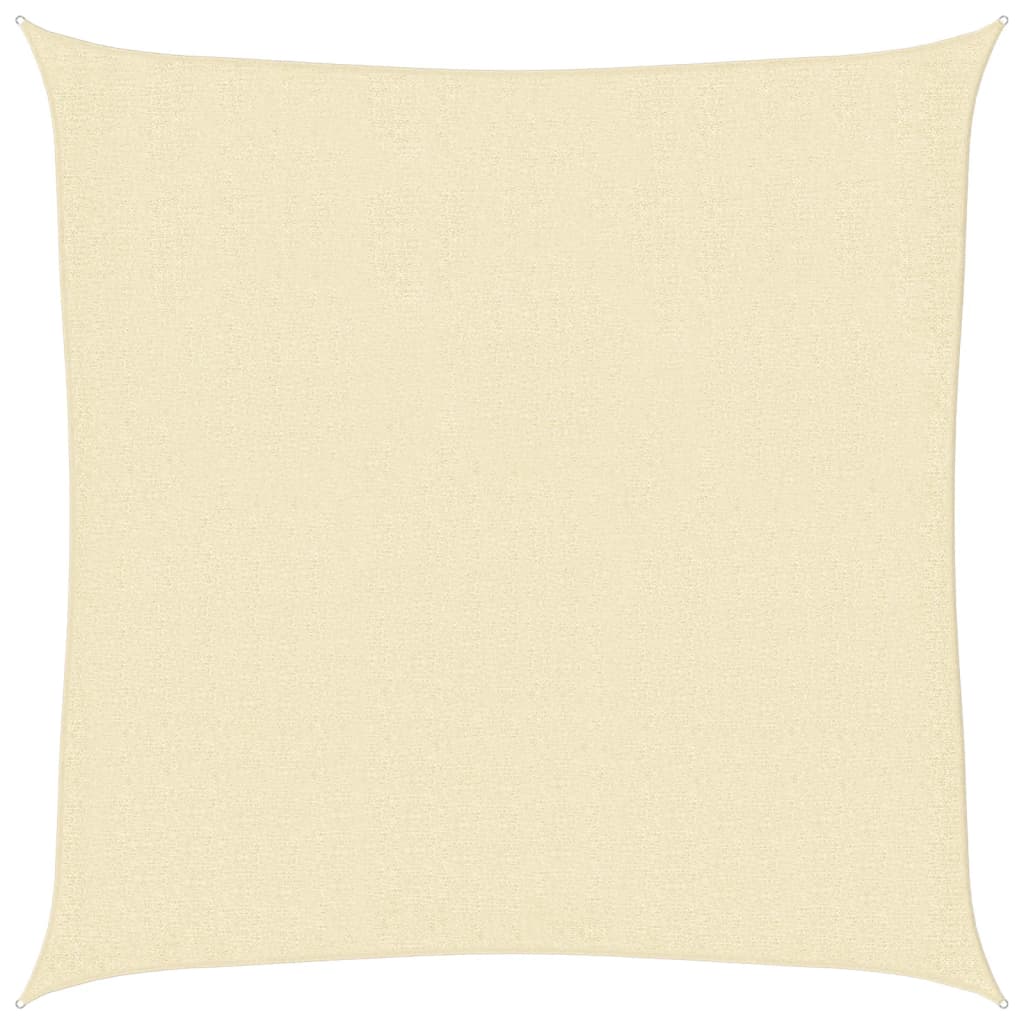 vidaXL Πανί Σκίασης Τετράγωνο Κρεμ 2 x 2 μ. από HDPE