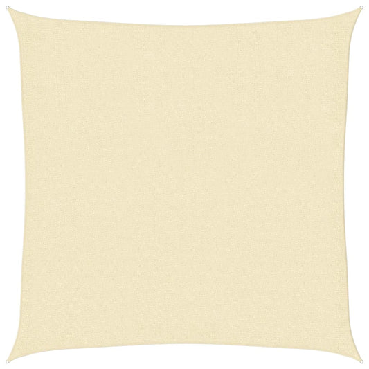 vidaXL Πανί Σκίασης Τετράγωνο Κρεμ 2 x 2 μ. από HDPE