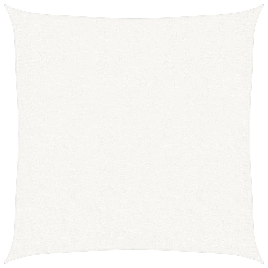 vidaXL Πανί Σκίασης Τετράγωνο Λευκό 3,6 x 3,6 μ. από HDPE