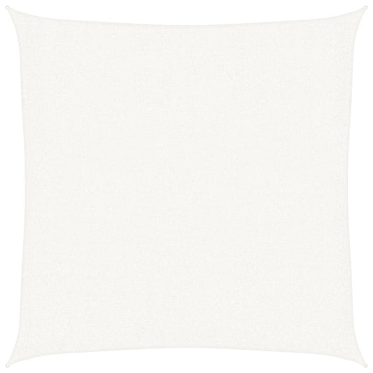 vidaXL Πανί Σκίασης Τετράγωνο Λευκό 3,6 x 3,6 μ. από HDPE