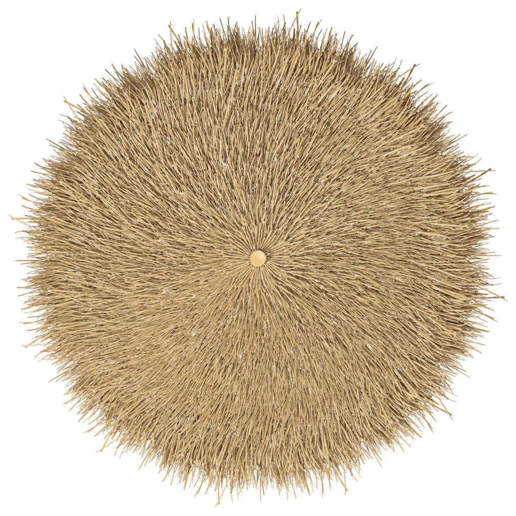 vidaXL Ομπρέλα 210 εκ. από Μπαμπού με Κάλυμμα από Φύλλα Μπανανιάς