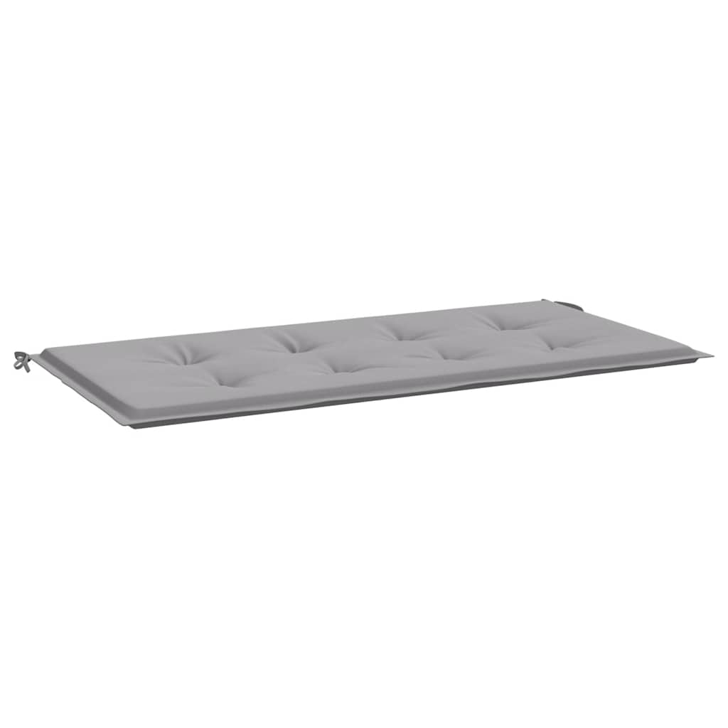 vidaXL Μαξιλάρι Πάγκου Κήπου Γκρι 120x50x4 εκ. Ύφασμα Oxford