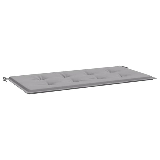 vidaXL Μαξιλάρι Πάγκου Κήπου Γκρι 120x50x4 εκ. Ύφασμα Oxford
