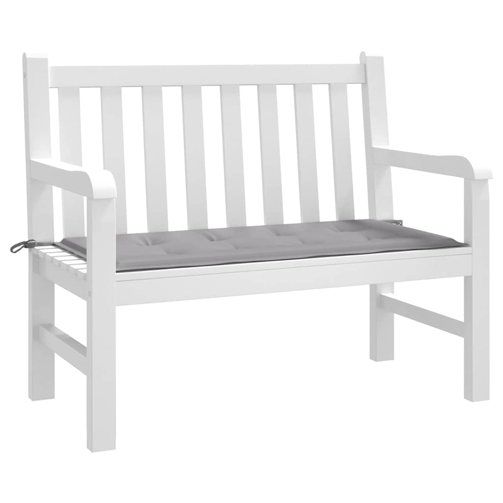 vidaXL Μαξιλάρι Πάγκου Κήπου Γκρι 120x50x4 εκ. Ύφασμα Oxford