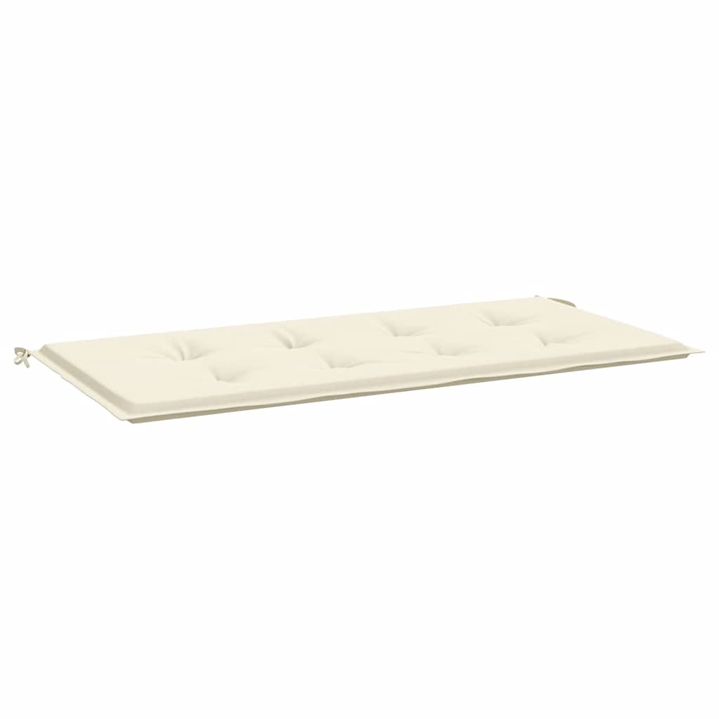 vidaXL Μαξιλάρι Πάγκου Κήπου Κρεμ 100x50x4 εκ. Ύφασμα Oxford
