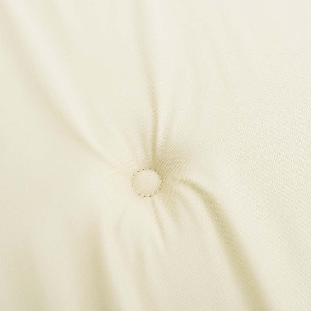 vidaXL Μαξιλάρι Πάγκου Κήπου Κρεμ 120x50x3 εκ. Ύφασμα Oxford