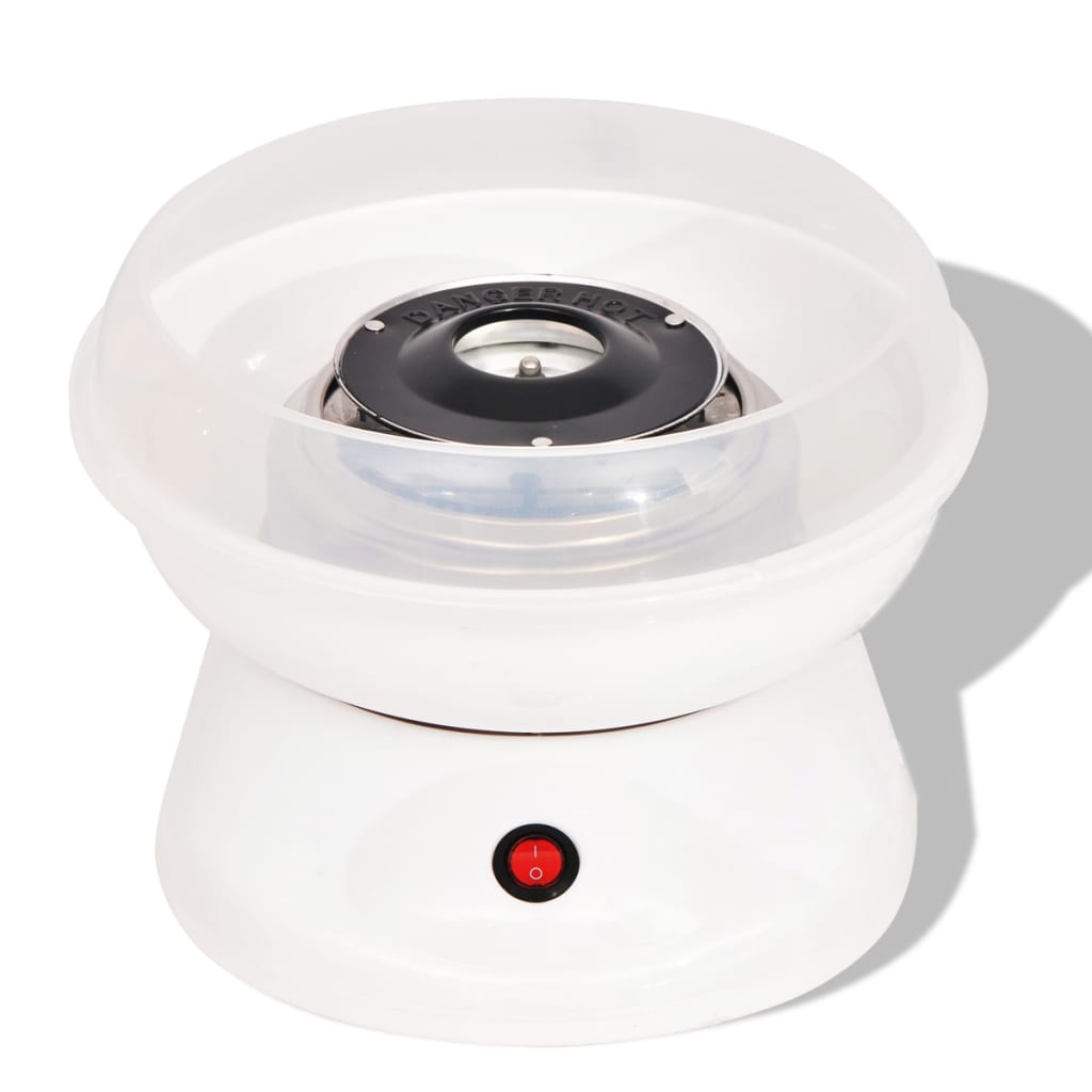 vidaXL Μηχανή για Μαλλί της Γριάς 480 W Λευκή