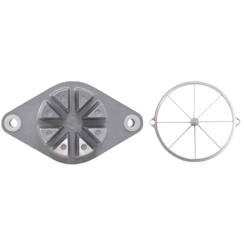 vidaXL Κόφτης Φρούτων Ασημί 20 x 20 x 48 εκ Χυτό αλουμίνιο