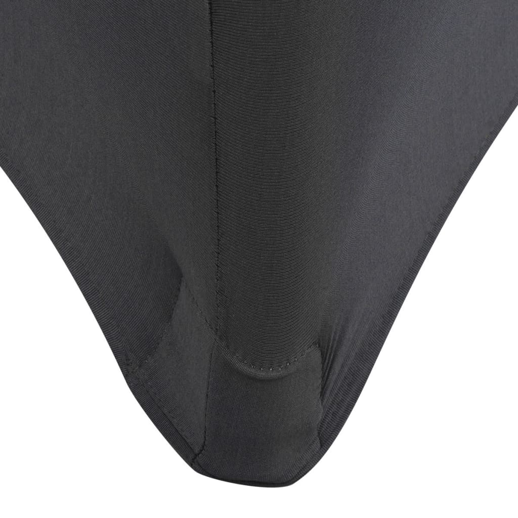 vidaXL Καλύμματα Τραπεζιού Ελαστικά 2 τεμ. Ανθρακί 183 x 76 x 74 εκ.