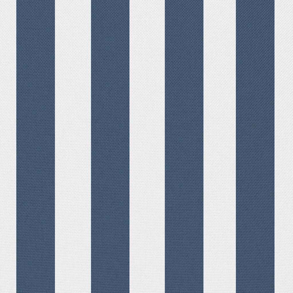 vidaXL Μαξιλάρια Εξωτερικού Χώρου 2 τεμ. Ριγέ Ναυτικό Μπλε 45 x 45 εκ.