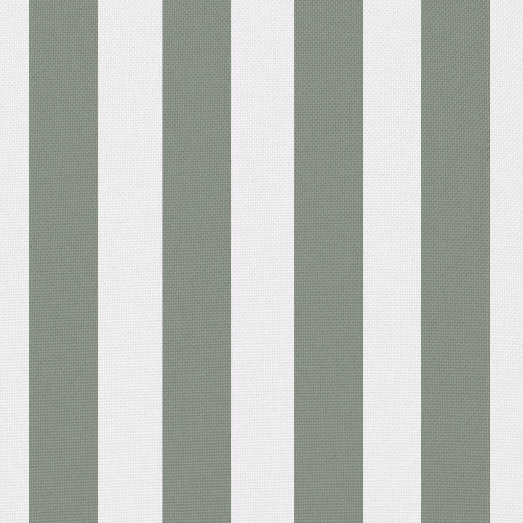 vidaXL Μαξιλάρια Εξωτερικού Χώρου 2 τεμ. Ριγέ Γκρι 45 x 45 εκ.