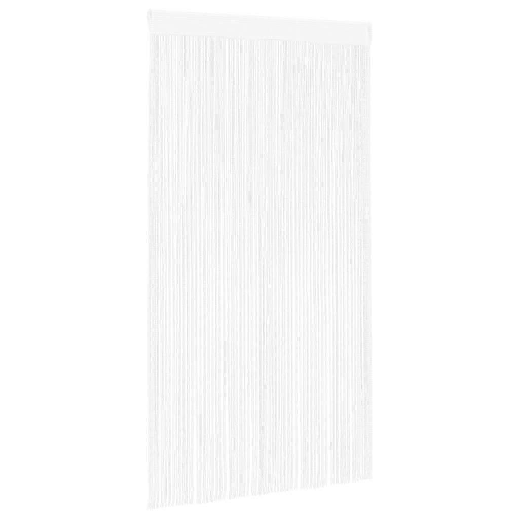 vidaXL Κουρτίνες με Κρόσσια 2 τεμ. Λευκές 100 x 250 εκ.