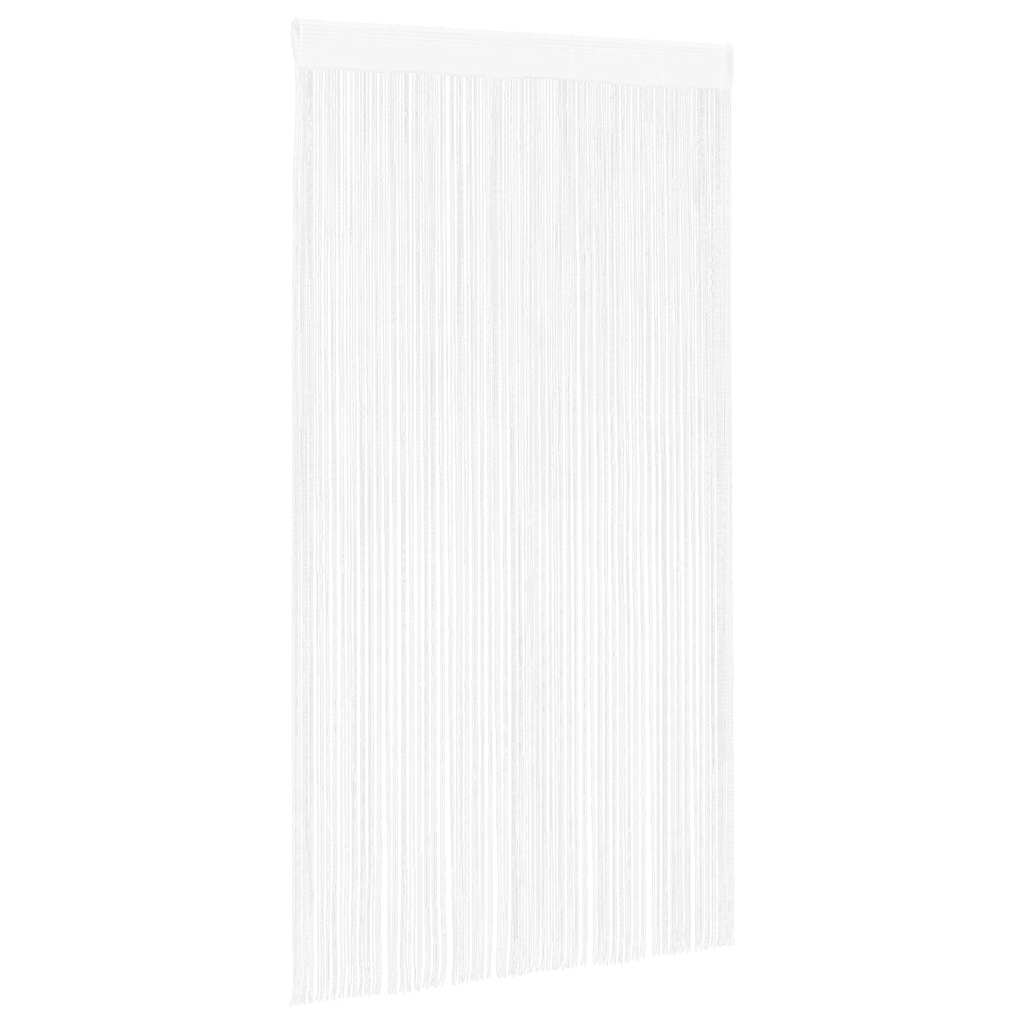 vidaXL Κουρτίνες με Κρόσσια 2 τεμ. Λευκές 140 x 250 εκ.