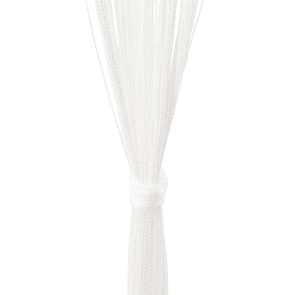 vidaXL Κουρτίνες με Κρόσσια 2 τεμ. Λευκές 140 x 250 εκ.