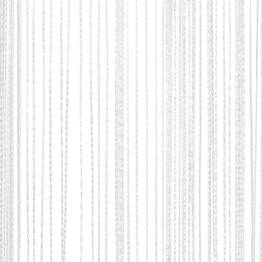 vidaXL Κουρτίνες με Κρόσσια 2 τεμ. Λευκές 140 x 250 εκ.