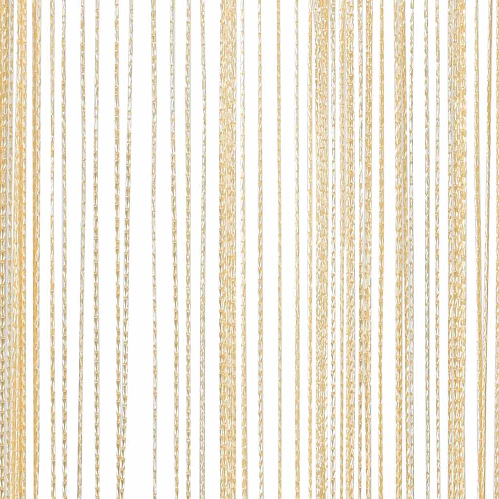 vidaXL Κουρτίνες με Κρόσσια 2 τεμ. Κρεμ 100 x 250 εκ.