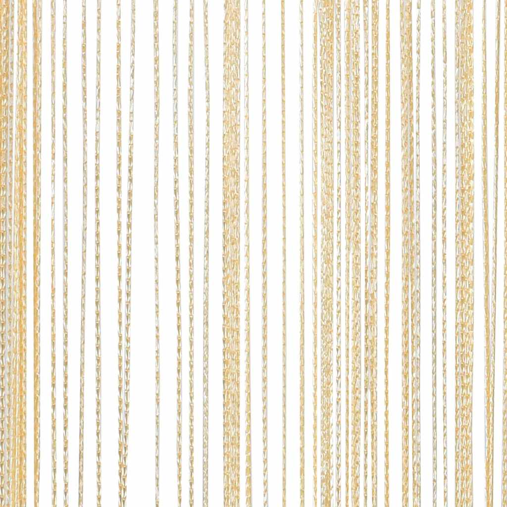 vidaXL Κουρτίνες με Κρόσσια 2 τεμ. Κρεμ 140 x 250 εκ.