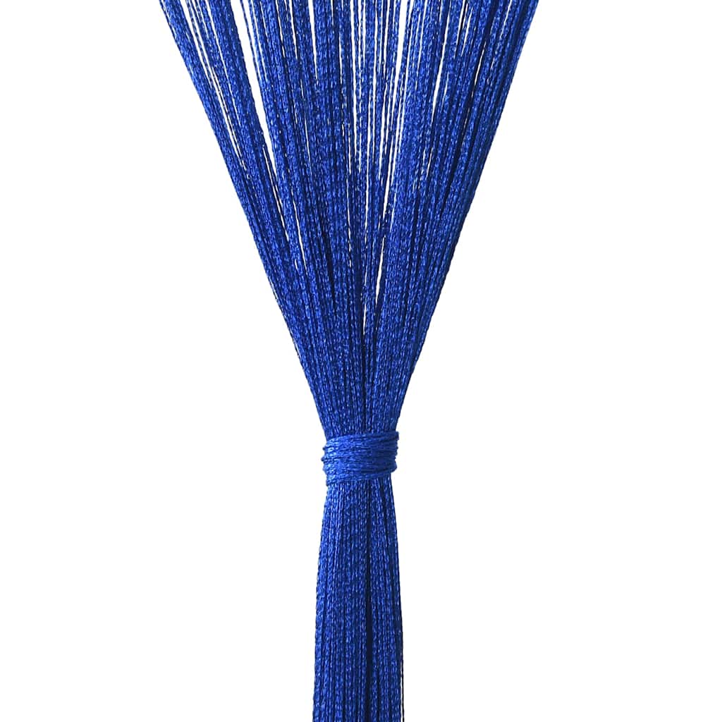 vidaXL Κουρτίνες με Κρόσσια 2 τεμ. Μπλε 140 x 250 εκ.