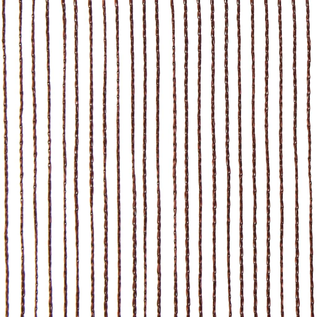 vidaXL Κουρτίνες με Κρόσσια 2 τεμ. Καφέ 100 x 250 εκ.