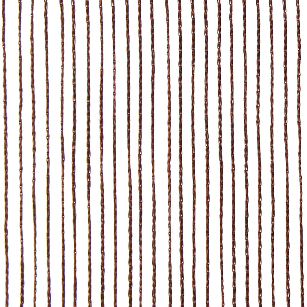 vidaXL Κουρτίνες με Κρόσσια 2 τεμ. Καφέ 140 x 250 εκ.