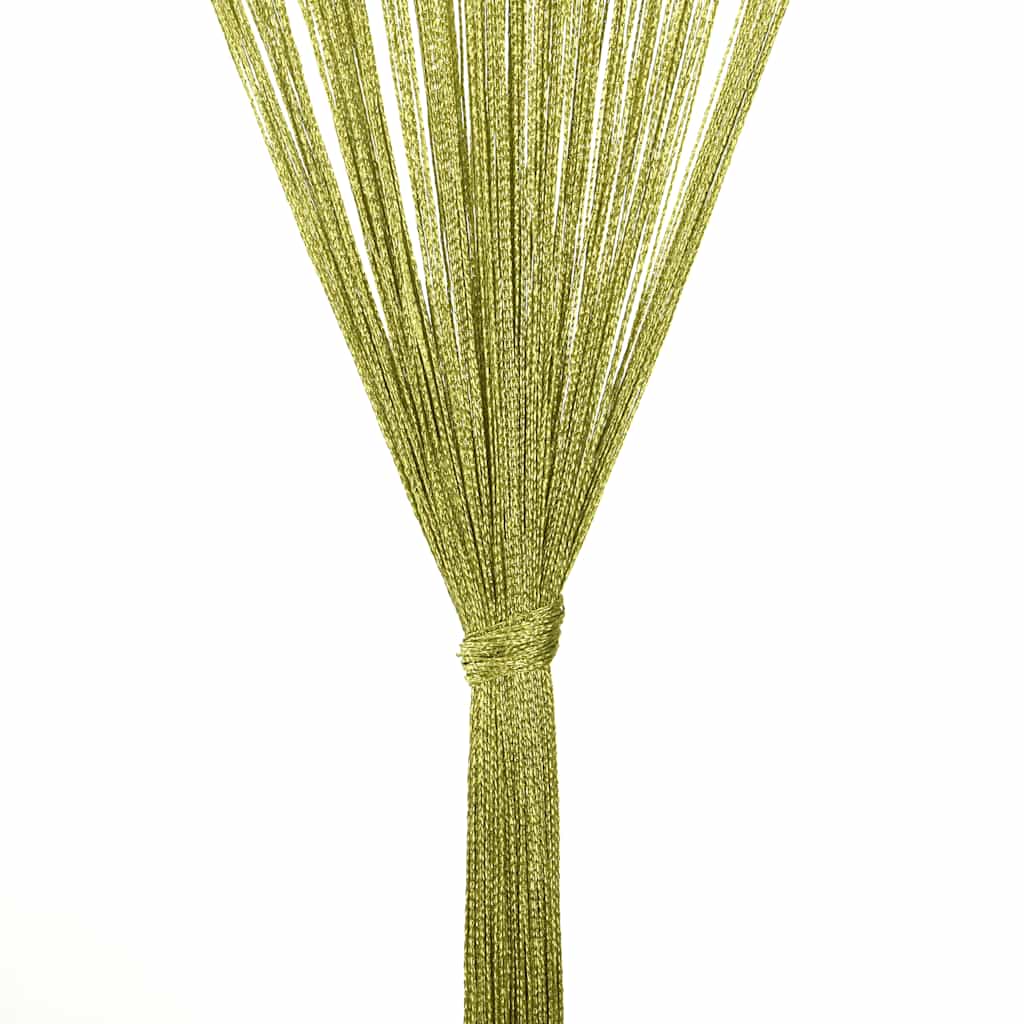 vidaXL Κουρτίνες με Κρόσσια 2 τεμ. Πράσινες 140 x 250 εκ.