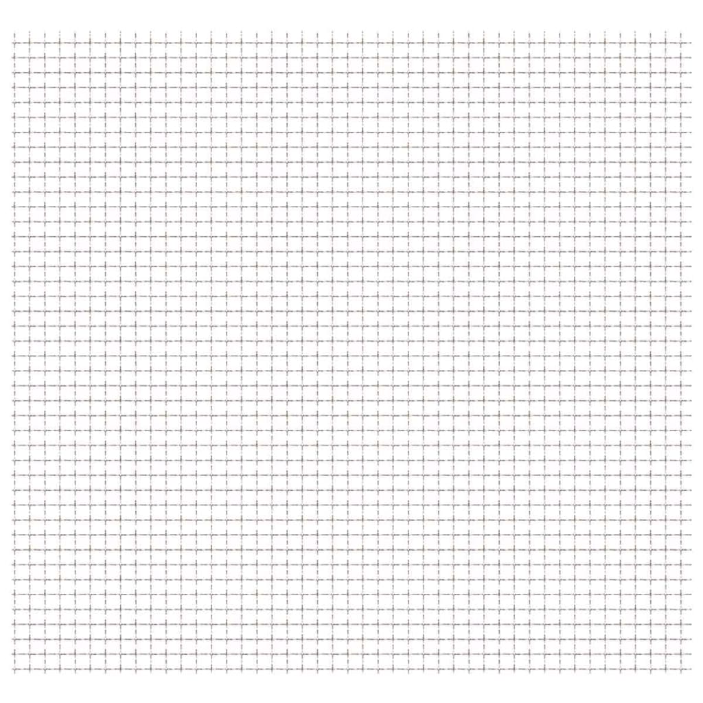 vidaXL Πλέγμα Κατσαρό Καρέ Φύλλα 50x50 εκ. / 11x11x2 χιλ. Ανοξ. Ατσάλι
